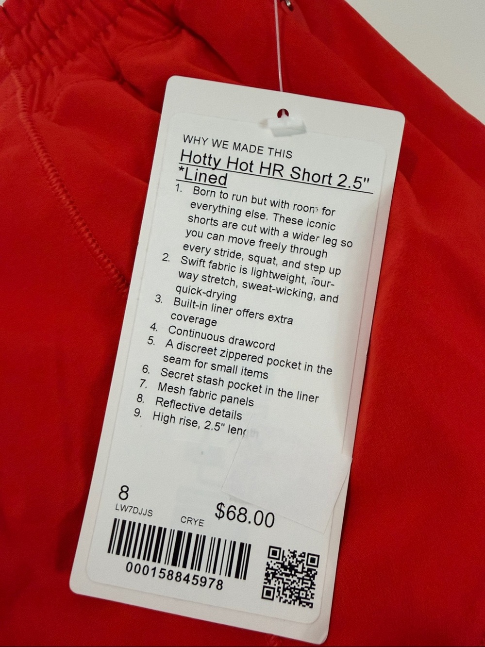 Lululemon - Hotty  Hot High Rise Short 2.5” - Size 6 & 8 - NWT - Picture 6 of 8